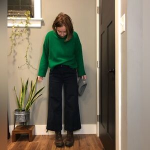 Gap high rise wide leg pants